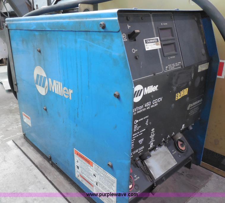 image for item AG9928 Miller Maxtron 450 CC/CV DC inverter arc welder