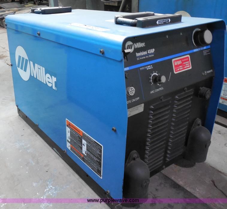 image for item AG9929 Miller Invision 456P DC inverter arc welder