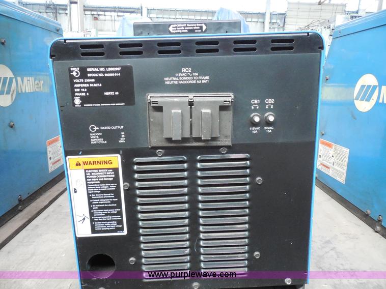 image for item AG9929 Miller Invision 456P DC inverter arc welder