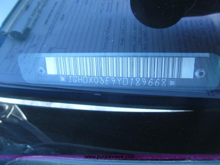 image for item B5426 2000 Oldsmobile Silhouette minivan