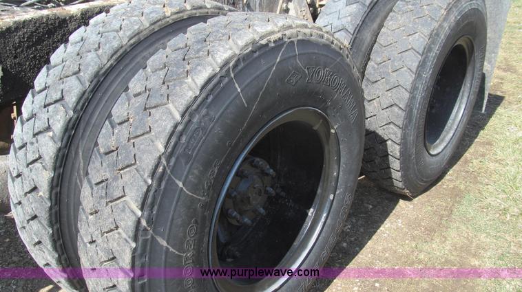 image for item E3819 1989 GMC Sierra tandem axle cab and chassis