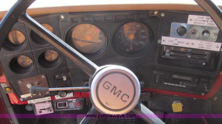 image for item E3819 1989 GMC Sierra tandem axle cab and chassis