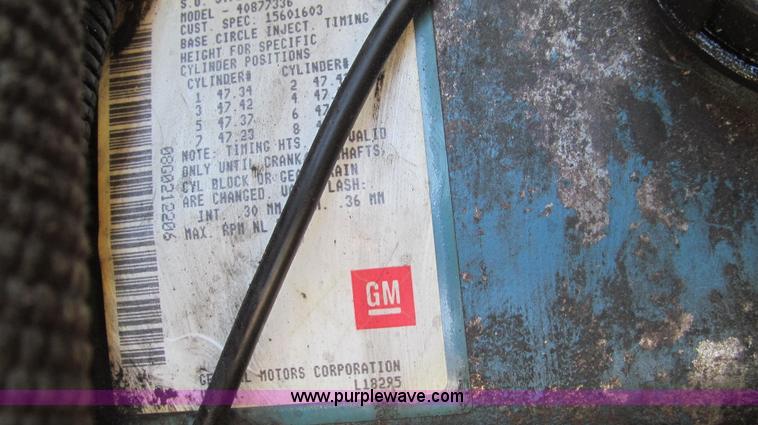 image for item E3819 1989 GMC Sierra tandem axle cab and chassis