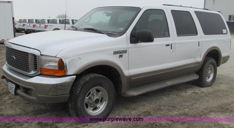 image for item E3838 2000 Ford Excursion Limited SUV