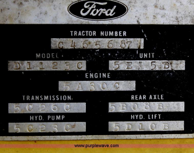 image for item F2558 Ford 4110 industrial tractor