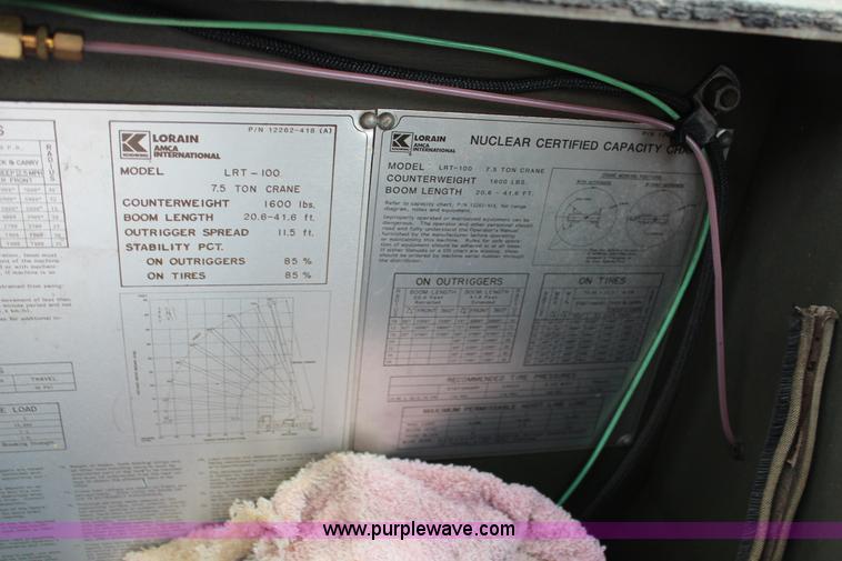 image for item G5317 1984 Koehring wheel mounted crane