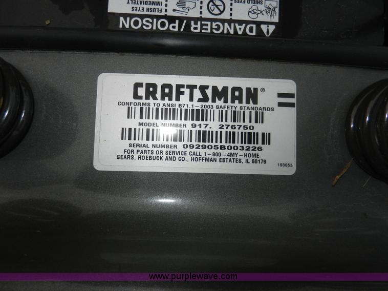 image for item X9609 Sears Craftsman LT2000 lawn mower