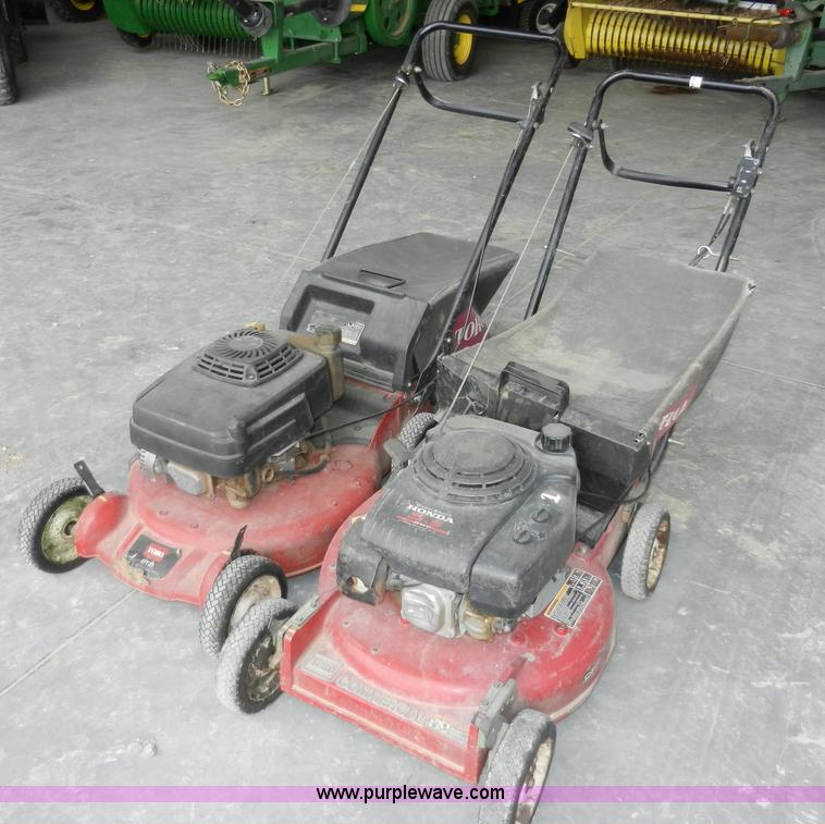 image for item X9611 (2) Toro commercial push mowers
