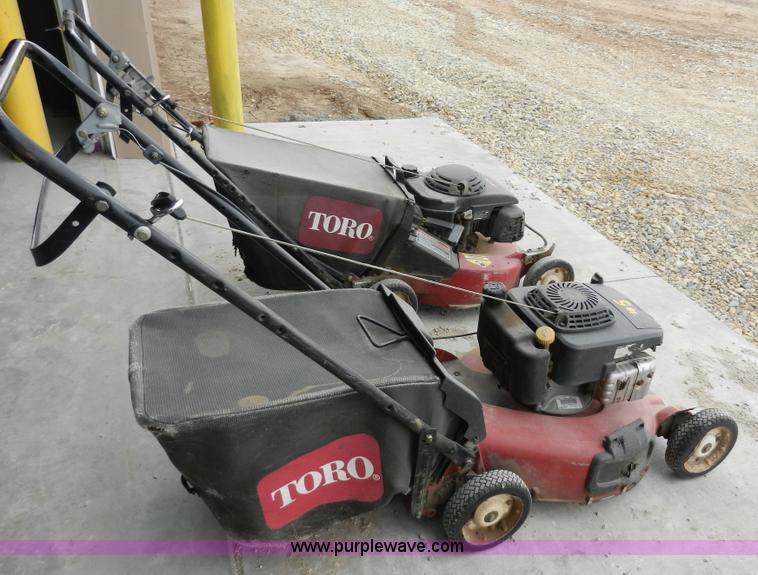 image for item X9612 (2) Toro commercial push mowers
