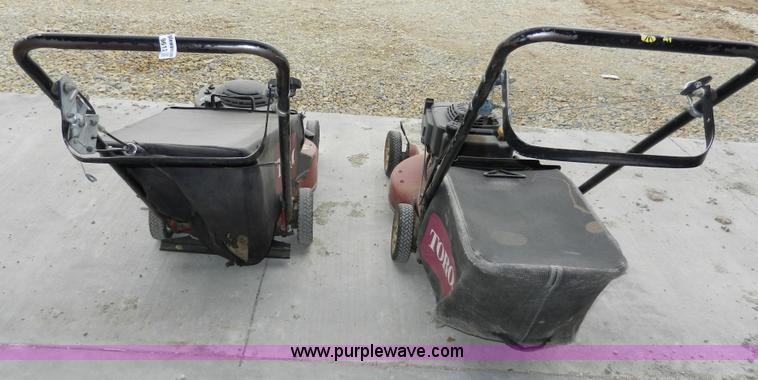 image for item X9612 (2) Toro commercial push mowers