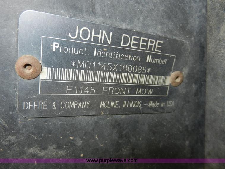 image for item X9613 John Deere F1145 commercial lawn mower