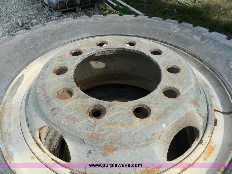 image for item Y9406 (4) 11.00R20 tires and wheels