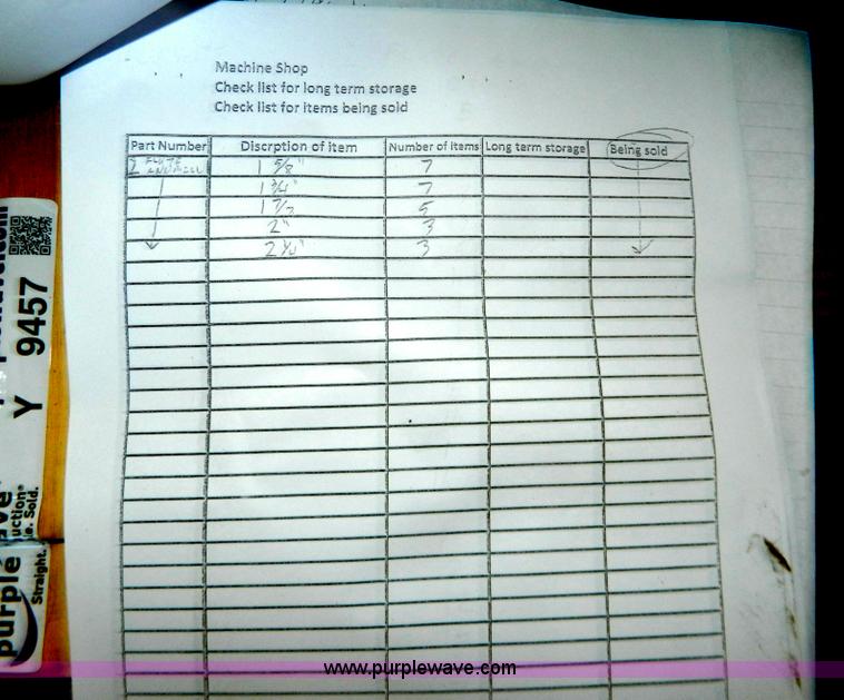 image for item Y9457 Assorted cutters and twist reamers