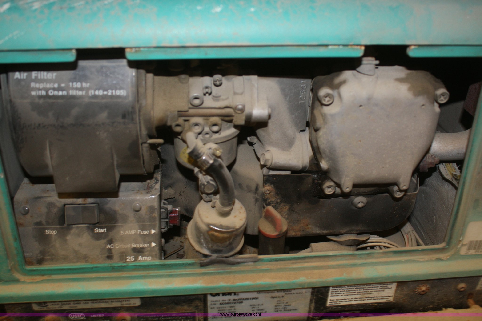 Onan Microlite 2800 generator in Wamego, KS Item V9684 sold Purple Wave