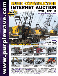 Ruzic Construction auction flyer
