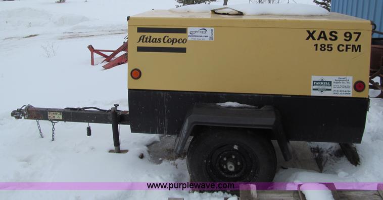 image for item G2539 2007 Atlas Copco XAS97 air compressor