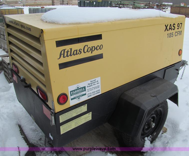 image for item G2539 2007 Atlas Copco XAS97 air compressor