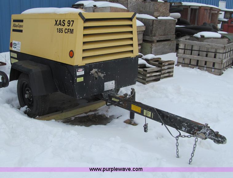 image for item G2539 2007 Atlas Copco XAS97 air compressor