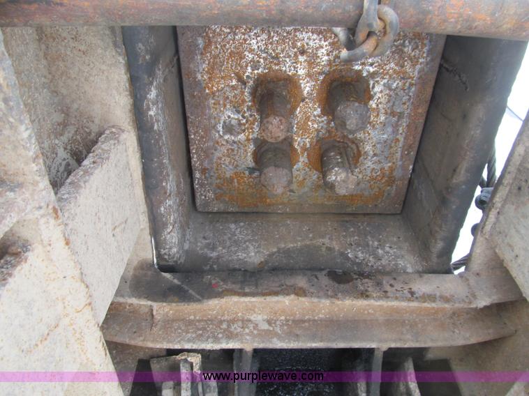 image for item G2573 2001 Delmag D12-42 pile driver and flatbed trailer