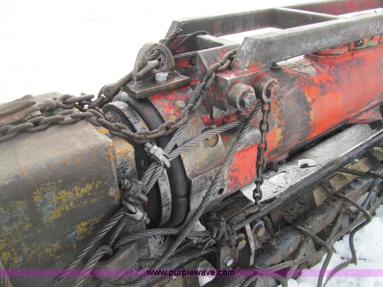 image for item G2573 2001 Delmag D12-42 pile driver and flatbed trailer