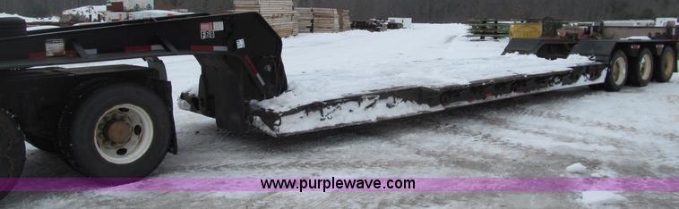 image for item G2575 1996 Etnyre triple axle lowboy trailer