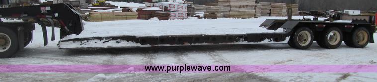 image for item G2575 1996 Etnyre triple axle lowboy trailer