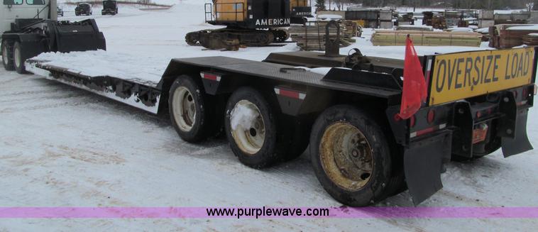 image for item G2575 1996 Etnyre triple axle lowboy trailer