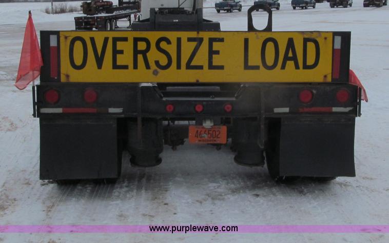 image for item G2575 1996 Etnyre triple axle lowboy trailer