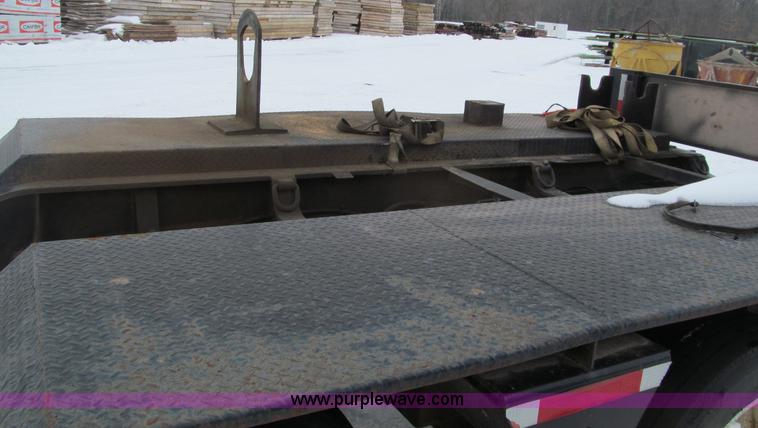image for item G2575 1996 Etnyre triple axle lowboy trailer