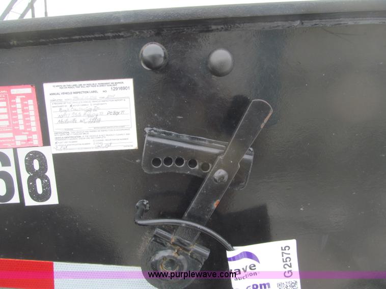 image for item G2575 1996 Etnyre triple axle lowboy trailer