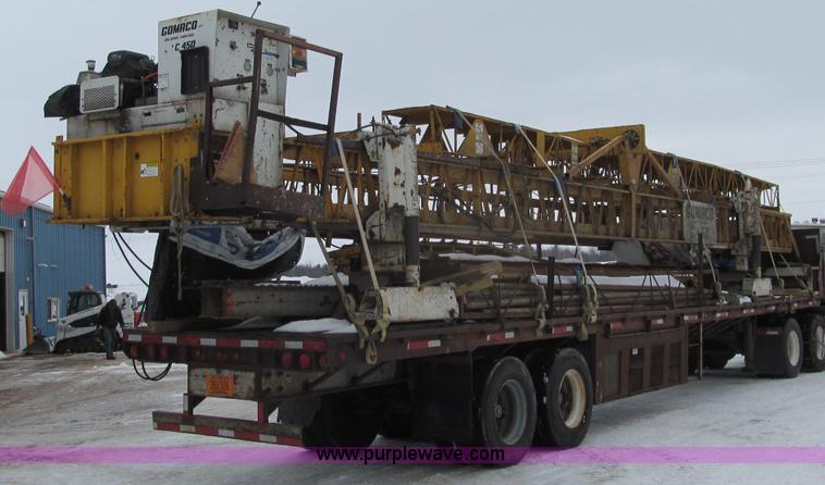 image for item G2582 Gomaco C450 bridge deck finisher and trailer