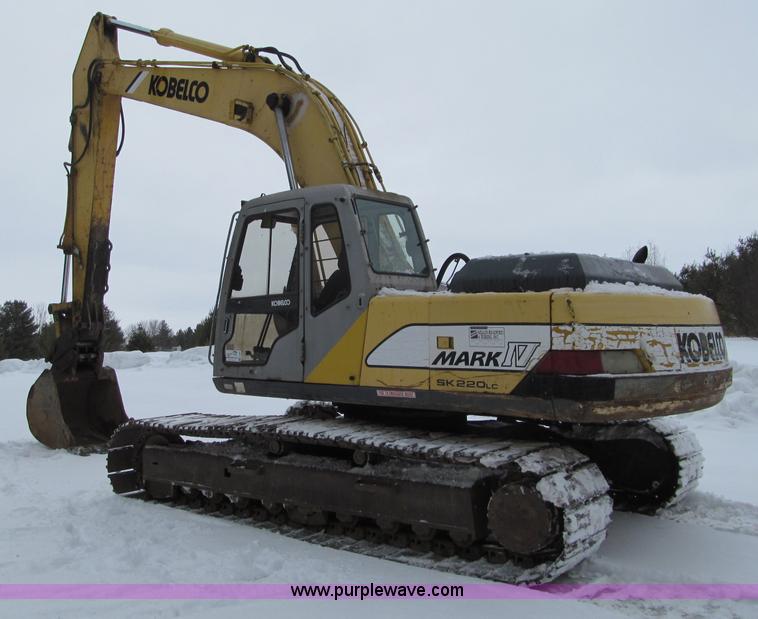 image for item G2596 1996 Kobelco SK220LC  Mark IV excavator