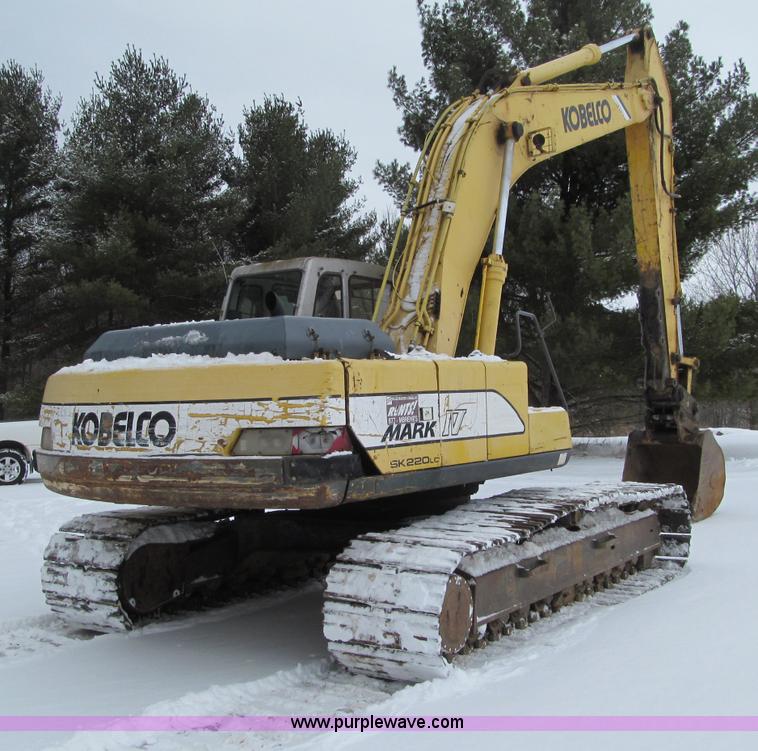 image for item G2596 1996 Kobelco SK220LC  Mark IV excavator