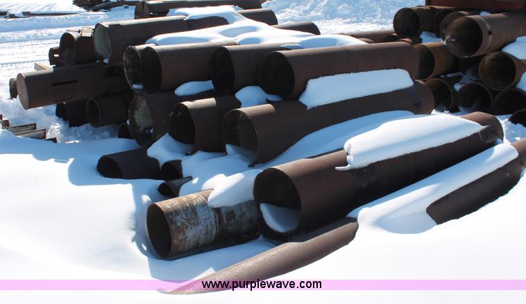 image for item G2801 (33) round metal piling ends