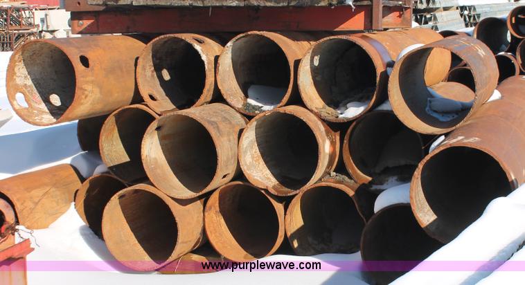 image for item G2802 (20) 18" diameter round metal piling ends