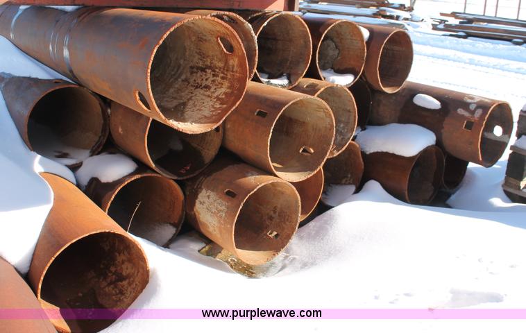 image for item G2802 (20) 18" diameter round metal piling ends