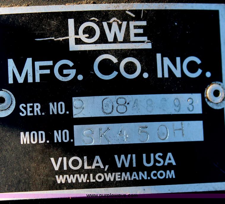 image for item G2859 Lowe SK450H auger