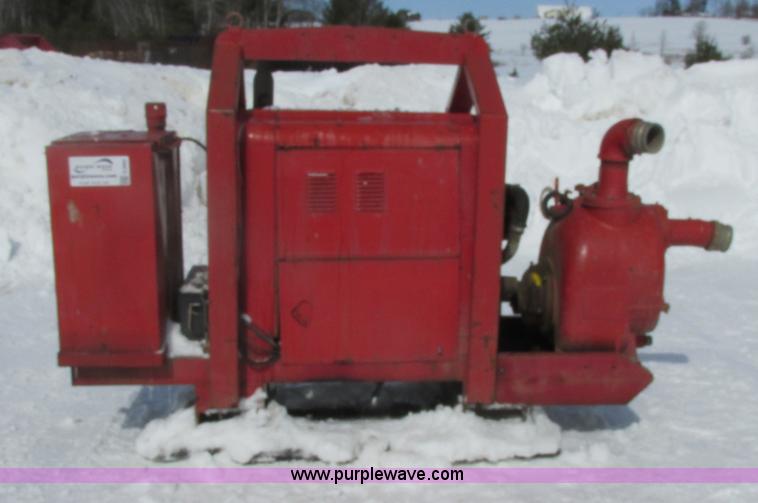 image for item G2892 Gorman Rupp 6" water pump