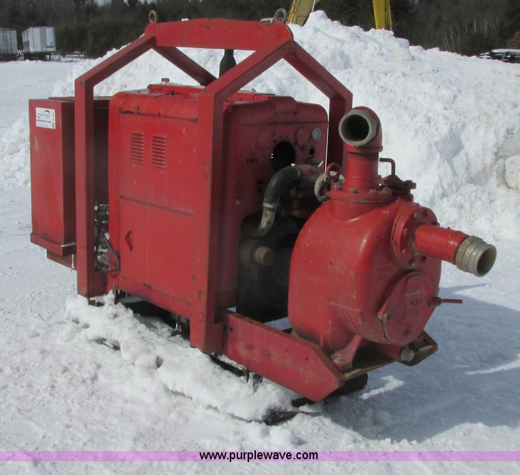 image for item G2892 Gorman Rupp 6" water pump