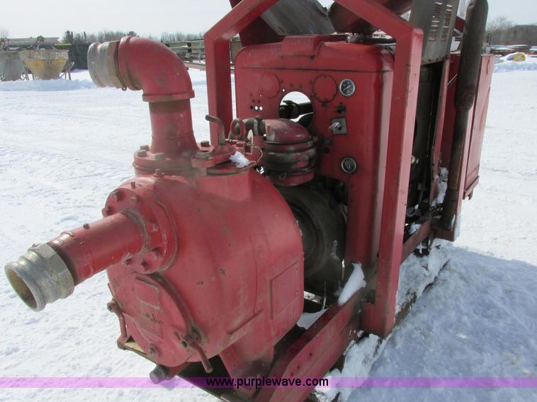 image for item G2892 Gorman Rupp 6" water pump