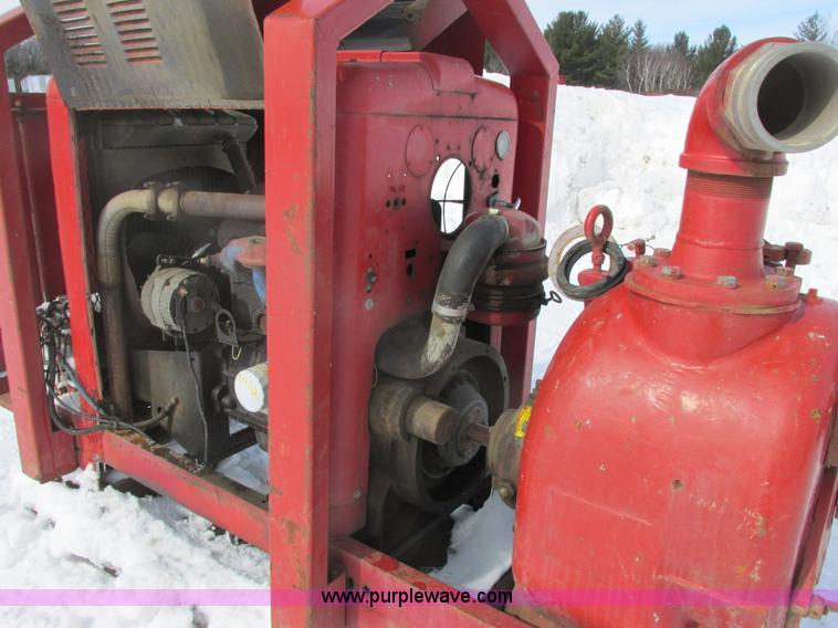 image for item G2892 Gorman Rupp 6" water pump