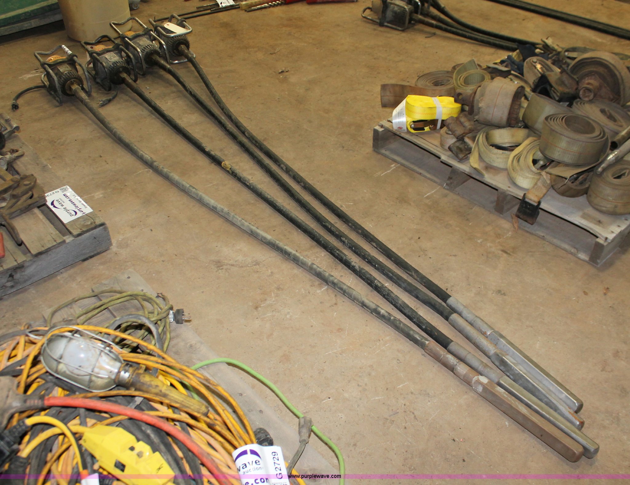 (4) Wyco electric concrete vibrators in Neillsville, WI Item G2739 sold Purple Wave