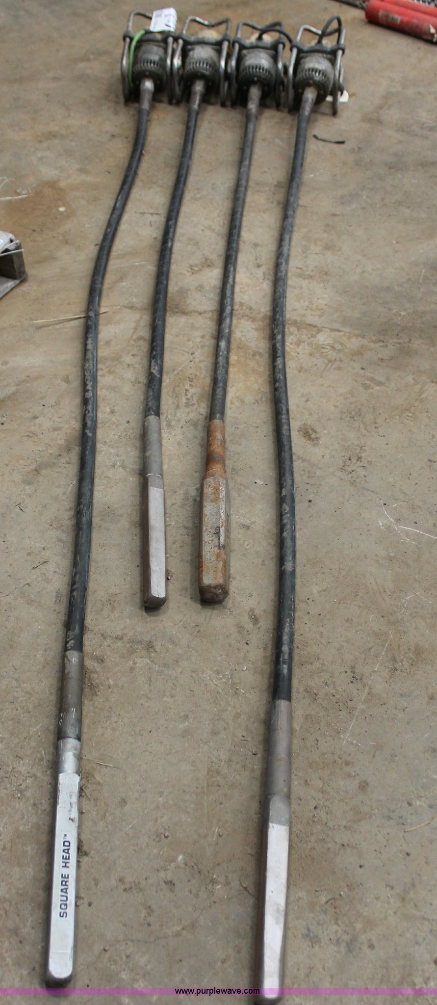 (4) Wyco electric concrete vibrators in Neillsville, WI Item G2740 sold Purple Wave