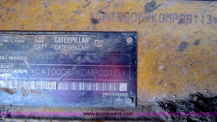 image for item D7173 2001 Caterpillar D6R XW dozer