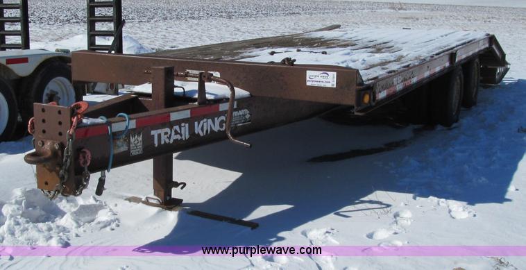 image for item D7241 1997 Trail King TK24-2400 equipment trailer
