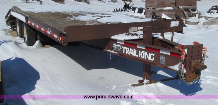 image for item D7241 1997 Trail King TK24-2400 equipment trailer