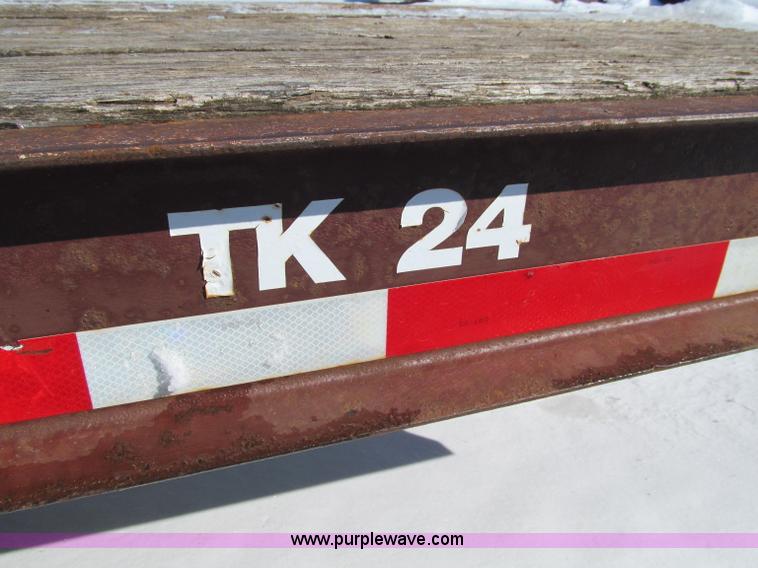 image for item D7241 1997 Trail King TK24-2400 equipment trailer