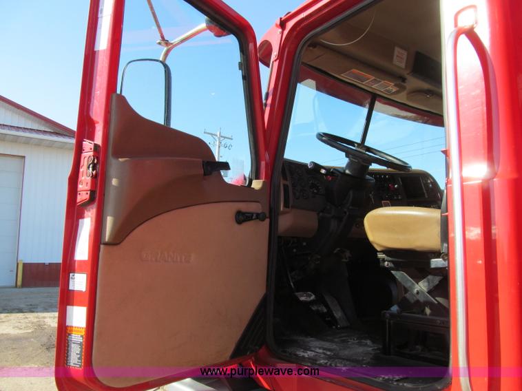 image for item D7244 2007 Mack CT713 Granite tandem axle dump truck