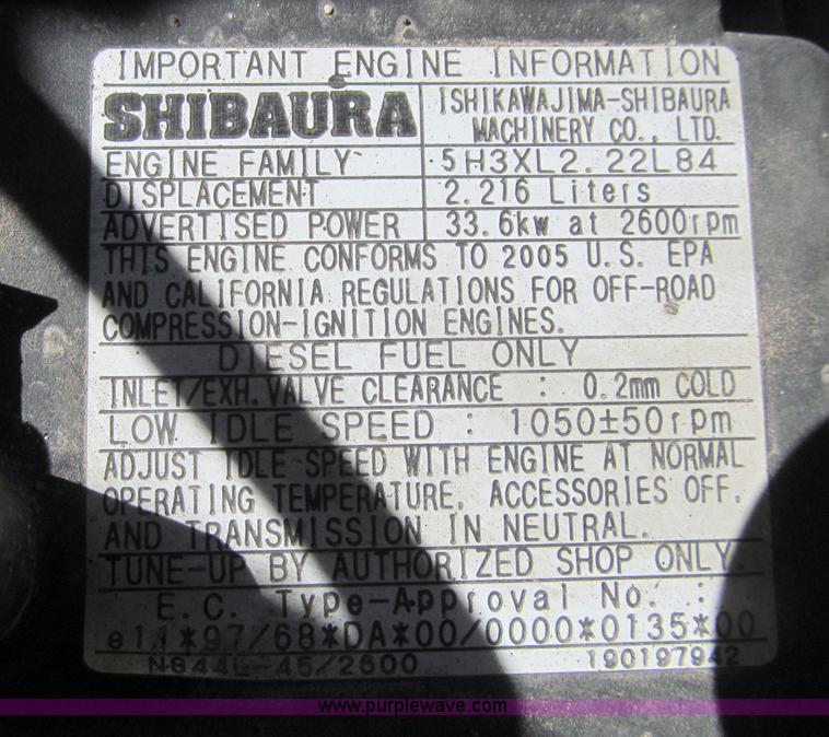 image for item D7245 2006 New Holland TC45A MFWD tractor