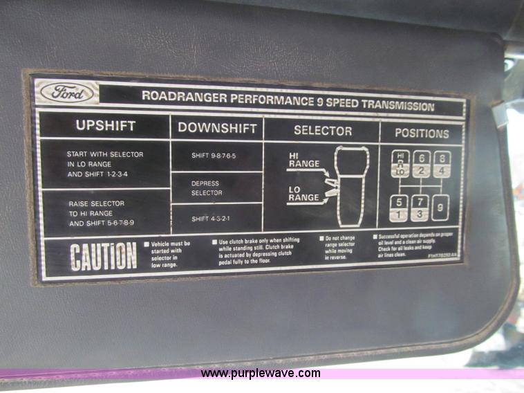 image for item D7248 1993 Ford L9000 Aeromax dump truck